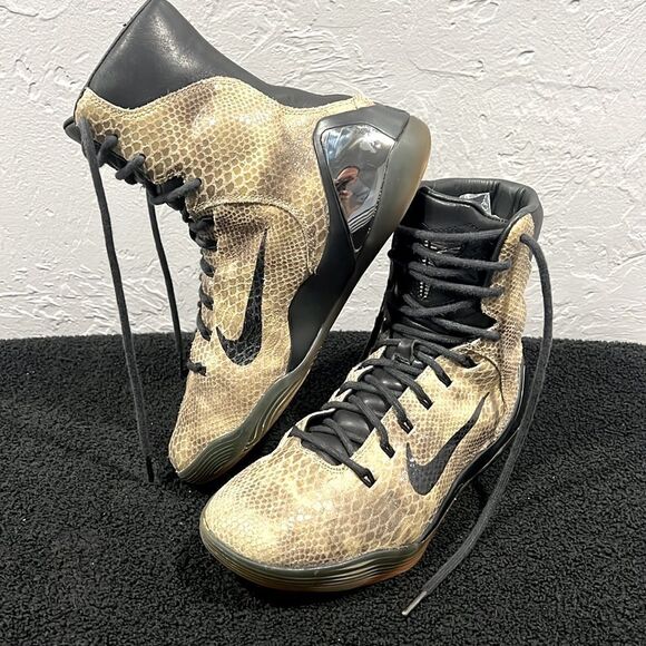 ?? NIKE KOBE 9 High EXT QS Basketball Shoes 716616 001‎ Men Size 8 -GUC main image 14